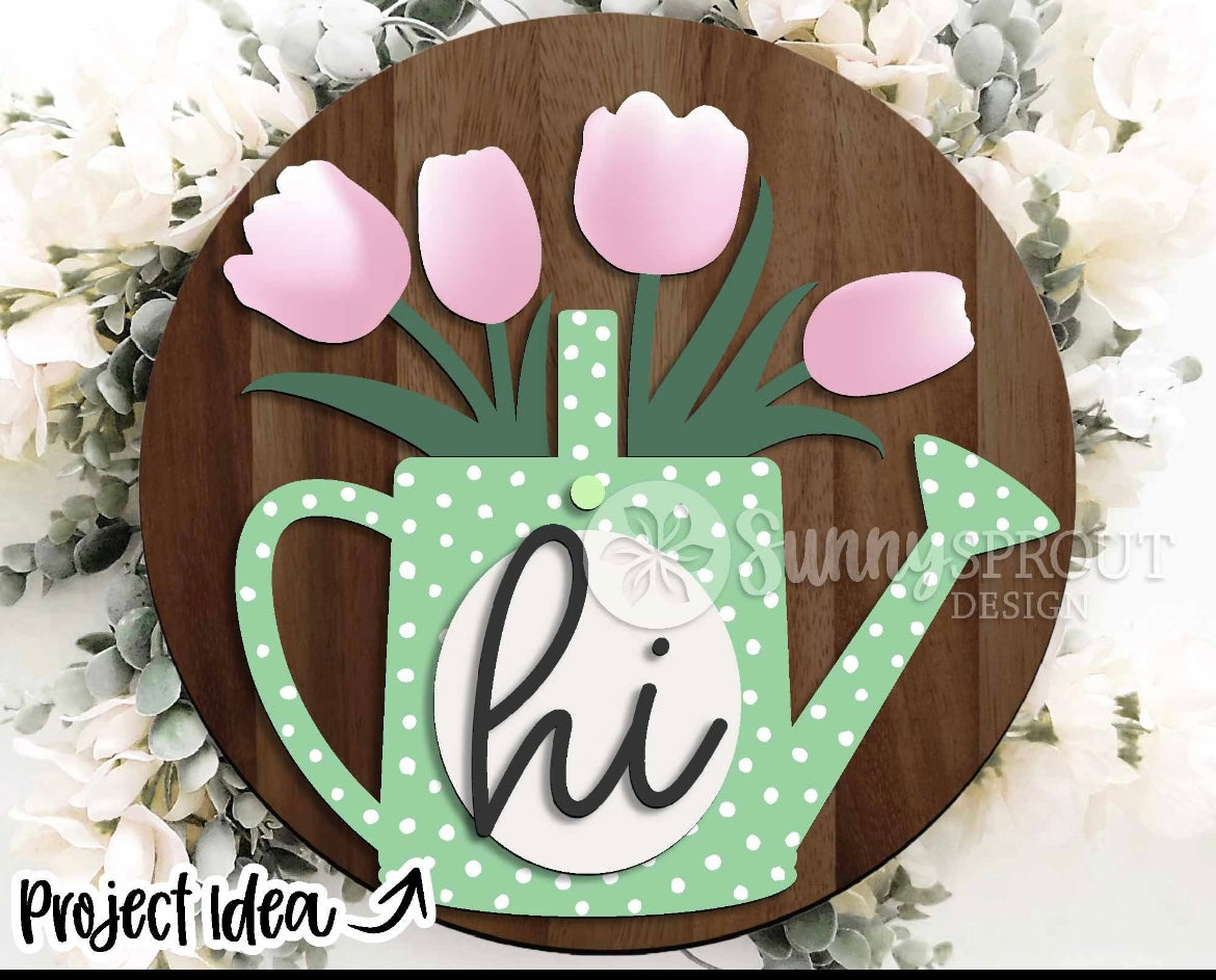 Spring Themed Door Hanger DIY kits