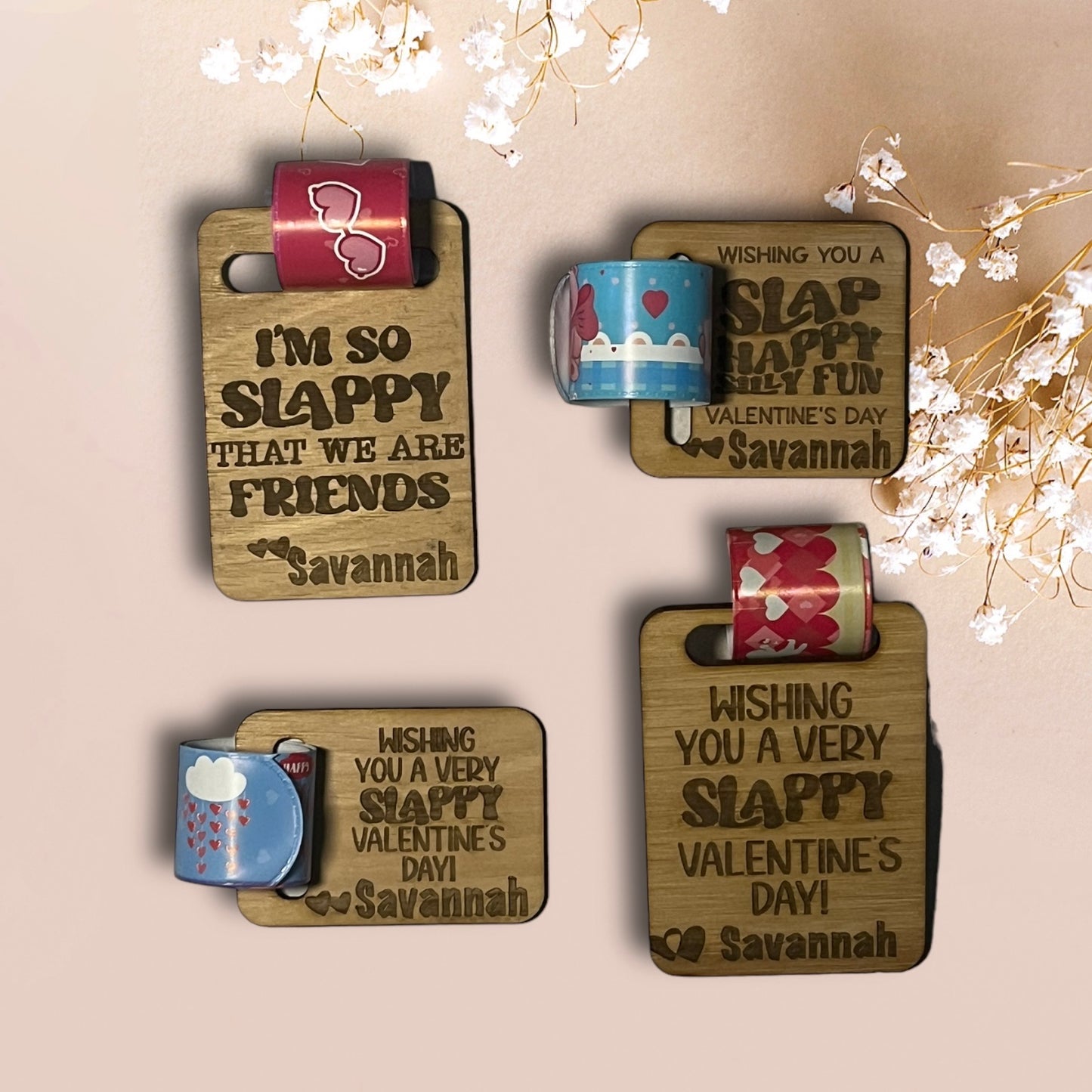 Valentine's Day Slap Bracelets