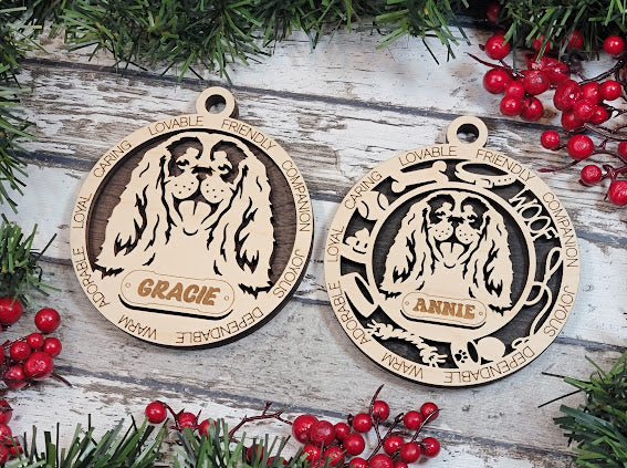 Personalized Dog ornaments