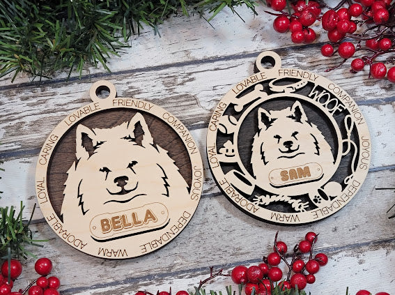 Personalized Dog ornaments