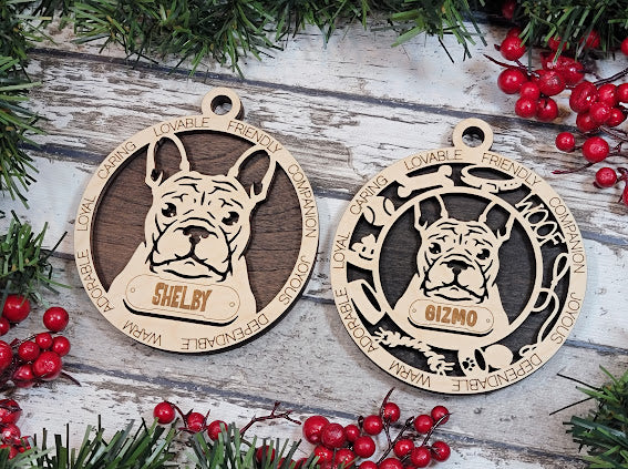 Personalized Dog ornaments