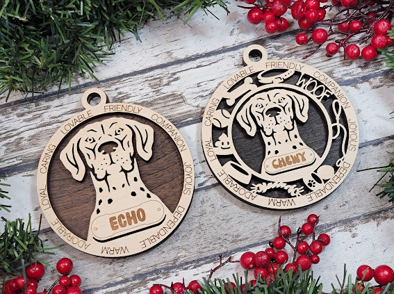 Personalized Dog ornaments