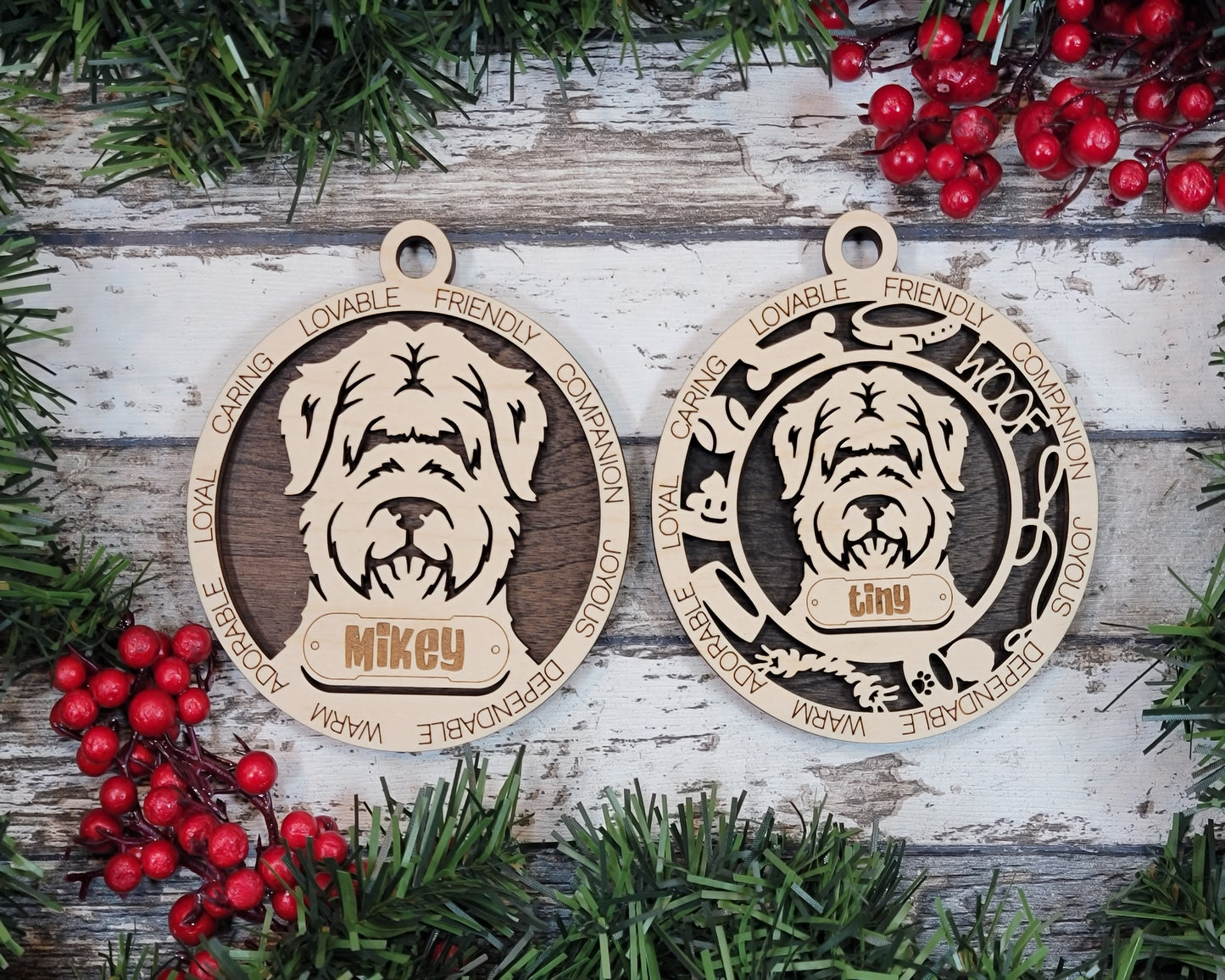 Personalized Dog ornaments