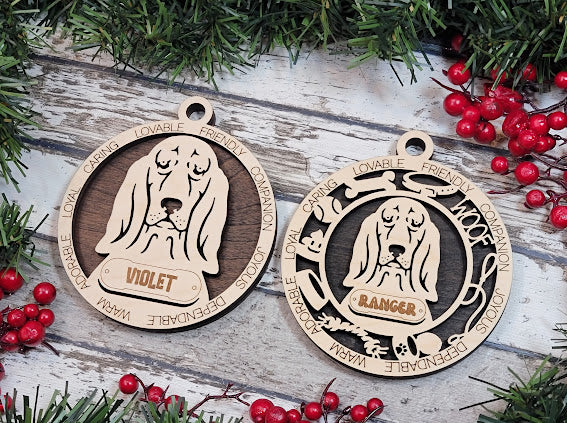 Personalized Dog ornaments