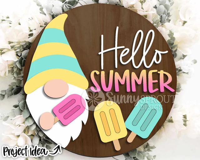 Summer Themed Door Hangers DIY KIT