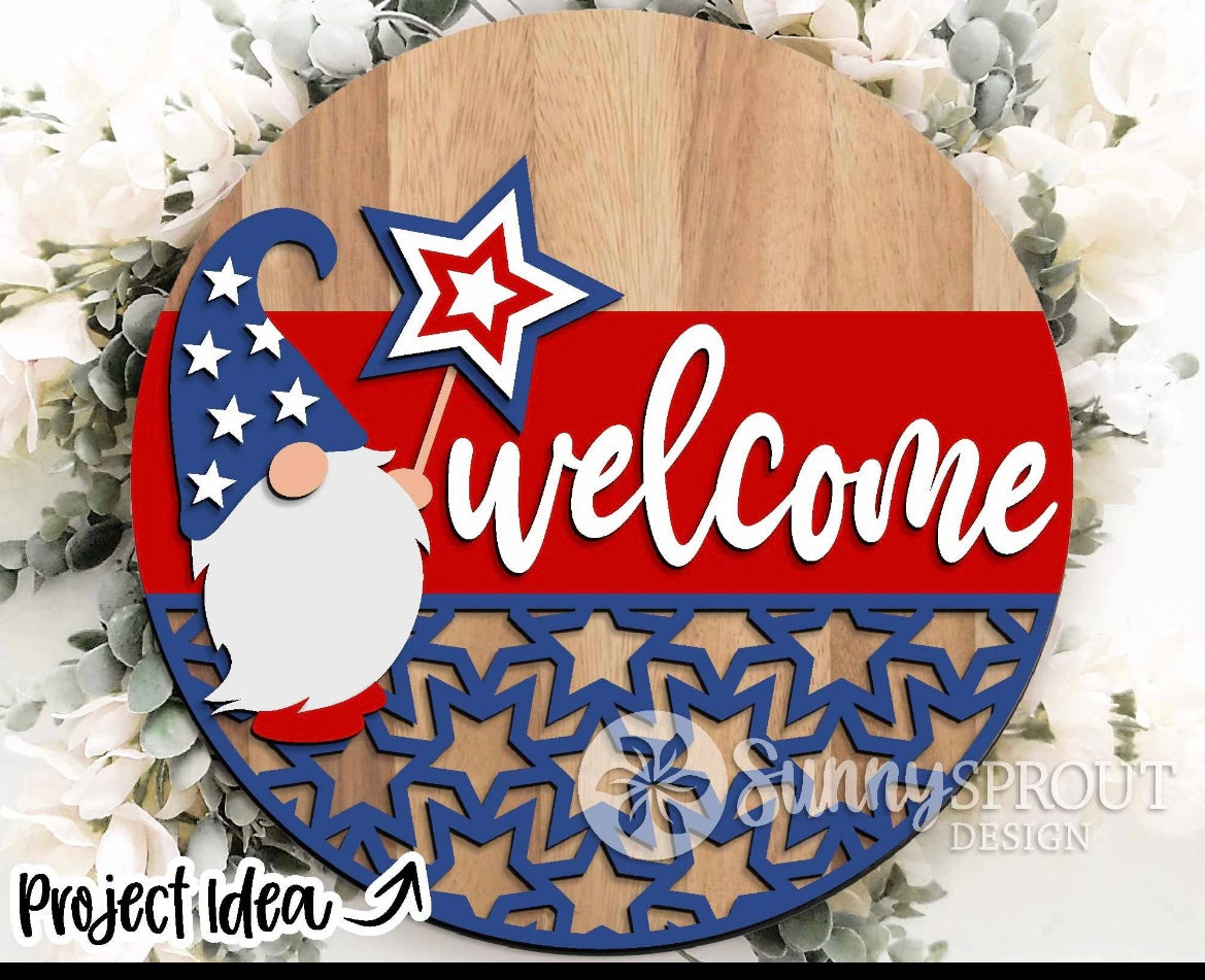 Patriotic Themed Door Hanger DIY kits