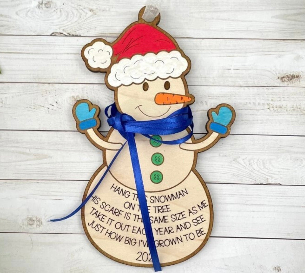 Children's growth ornament