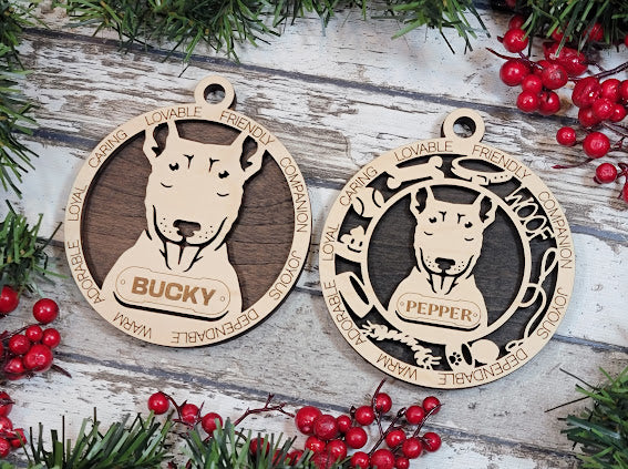 Personalized Dog ornaments