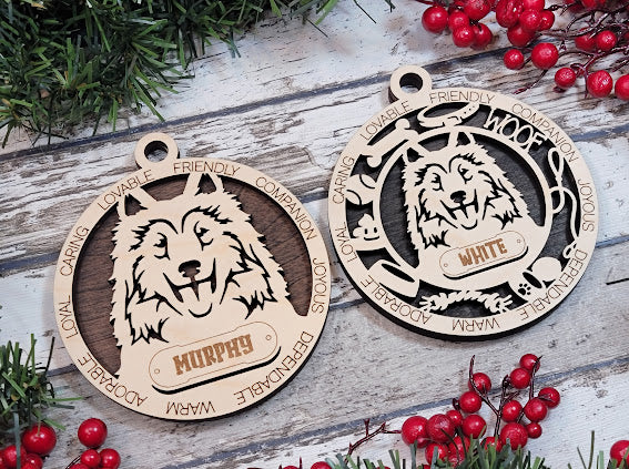 Personalized Dog ornaments