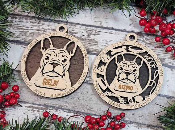 Personalized Dog ornaments