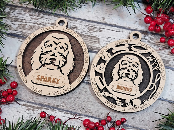 Personalized Dog ornaments