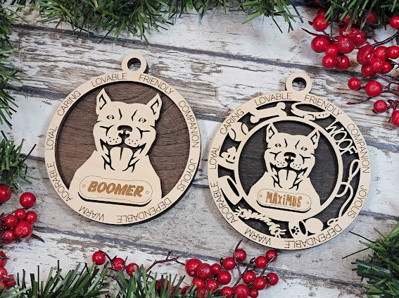 Personalized Dog ornaments