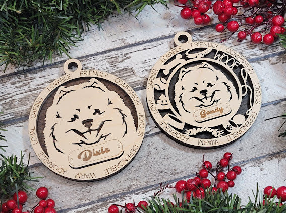 Personalized Dog ornaments