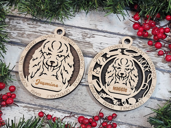 Personalized Dog ornaments