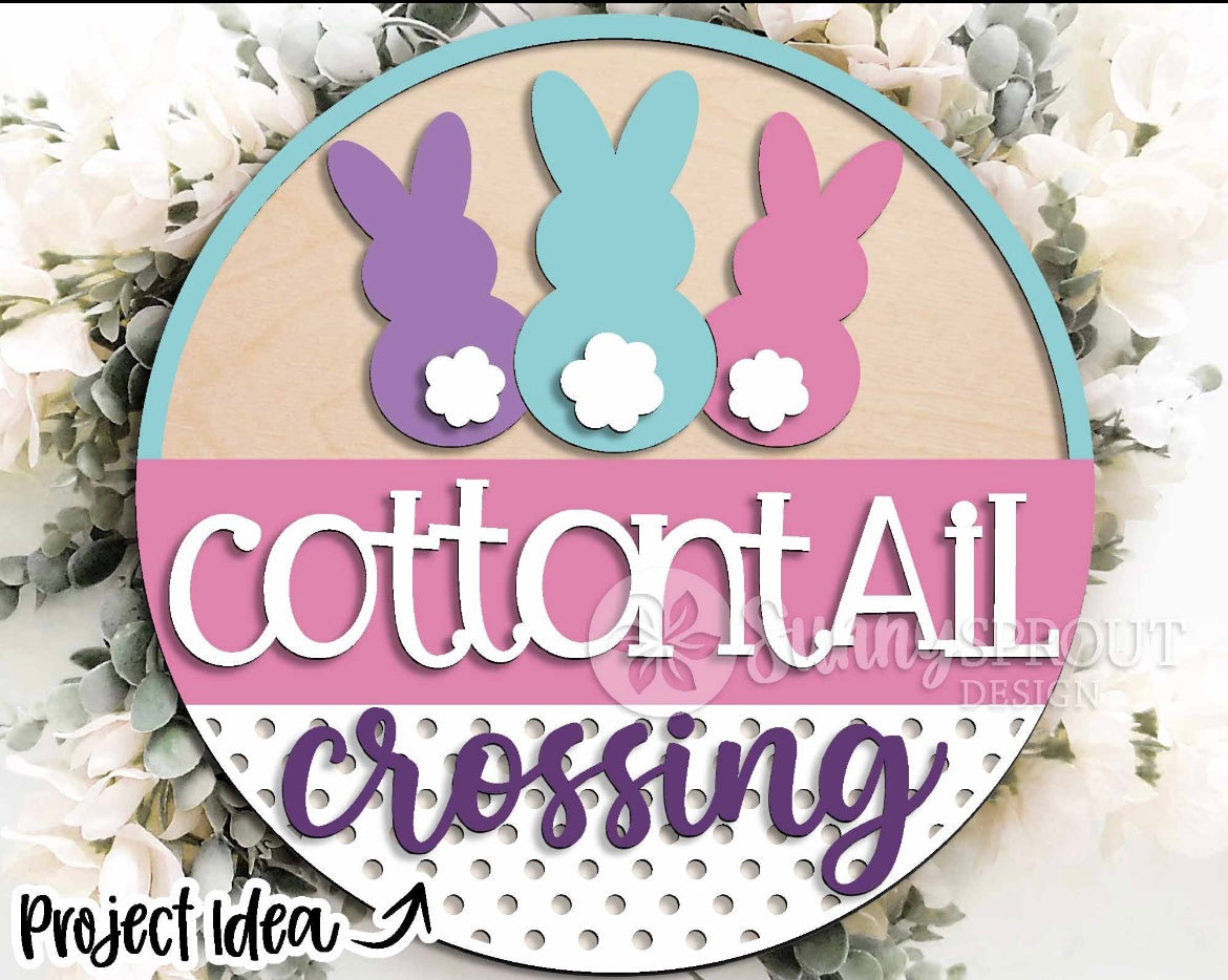 Spring/Easter Themed Door Hanger DIY KIT