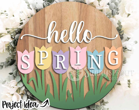 Spring Themed Door Hanger DIY kits