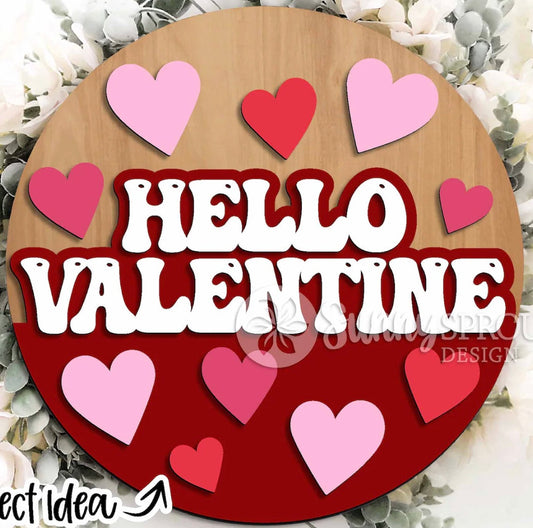 Valentine's Day Themed Door Hanger DIY kits