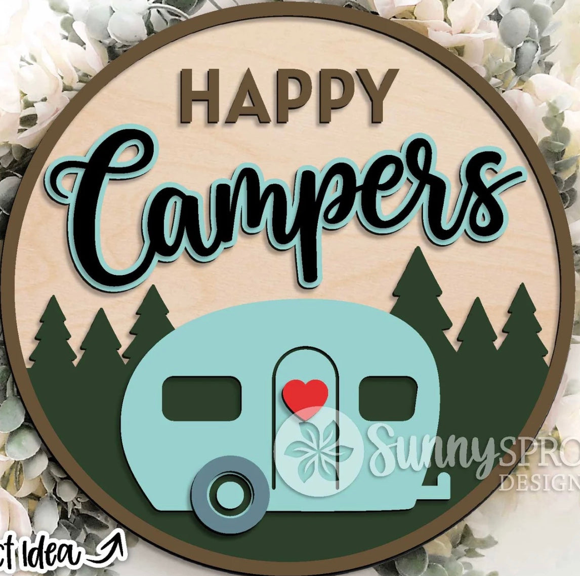 Camping/Lake Life Door Hanger DIY kits