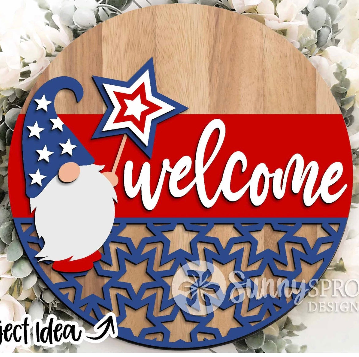 Patriotic Themed Door Hanger DIY kits