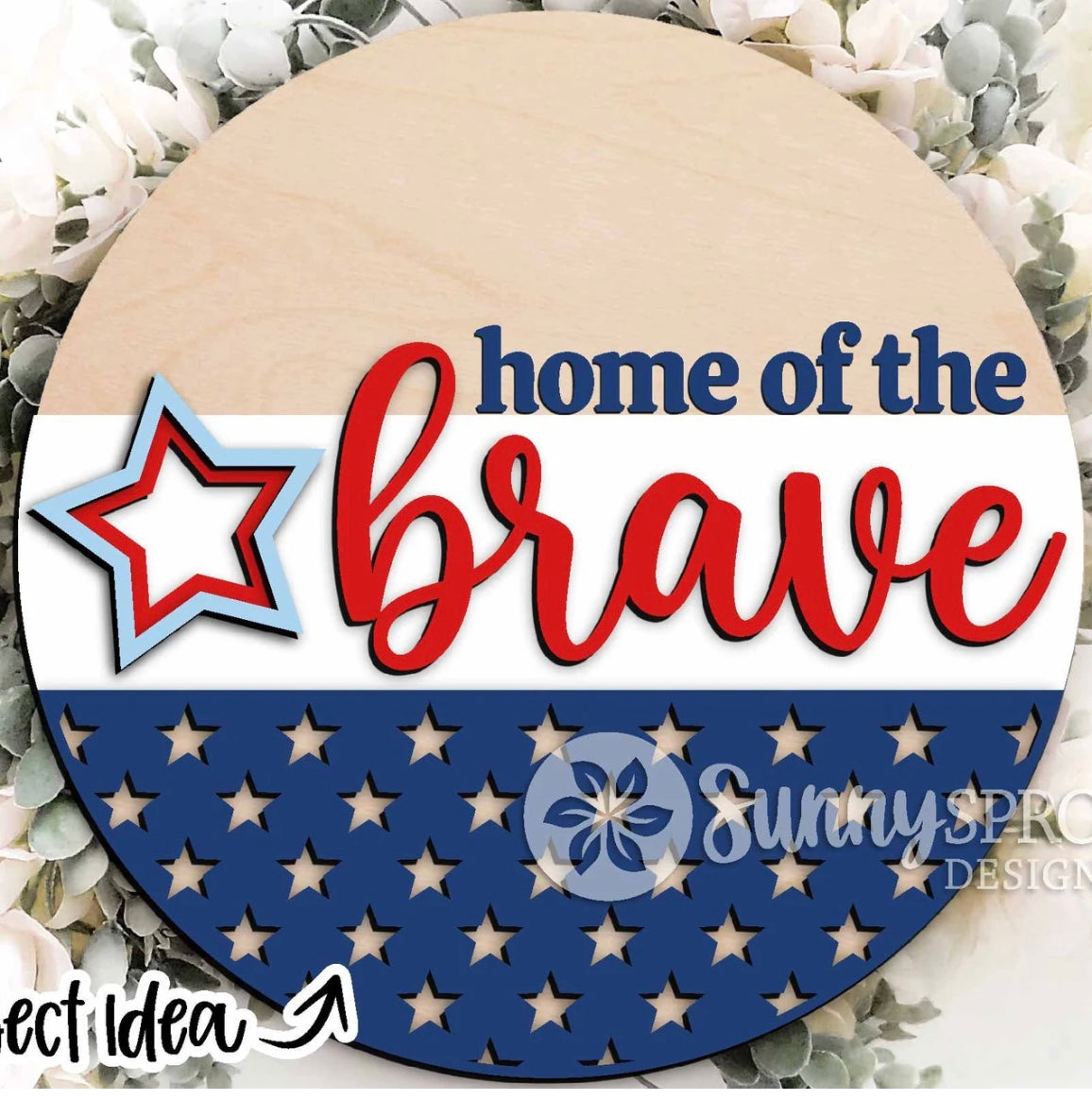 Patriotic Themed Door Hanger DIY kits