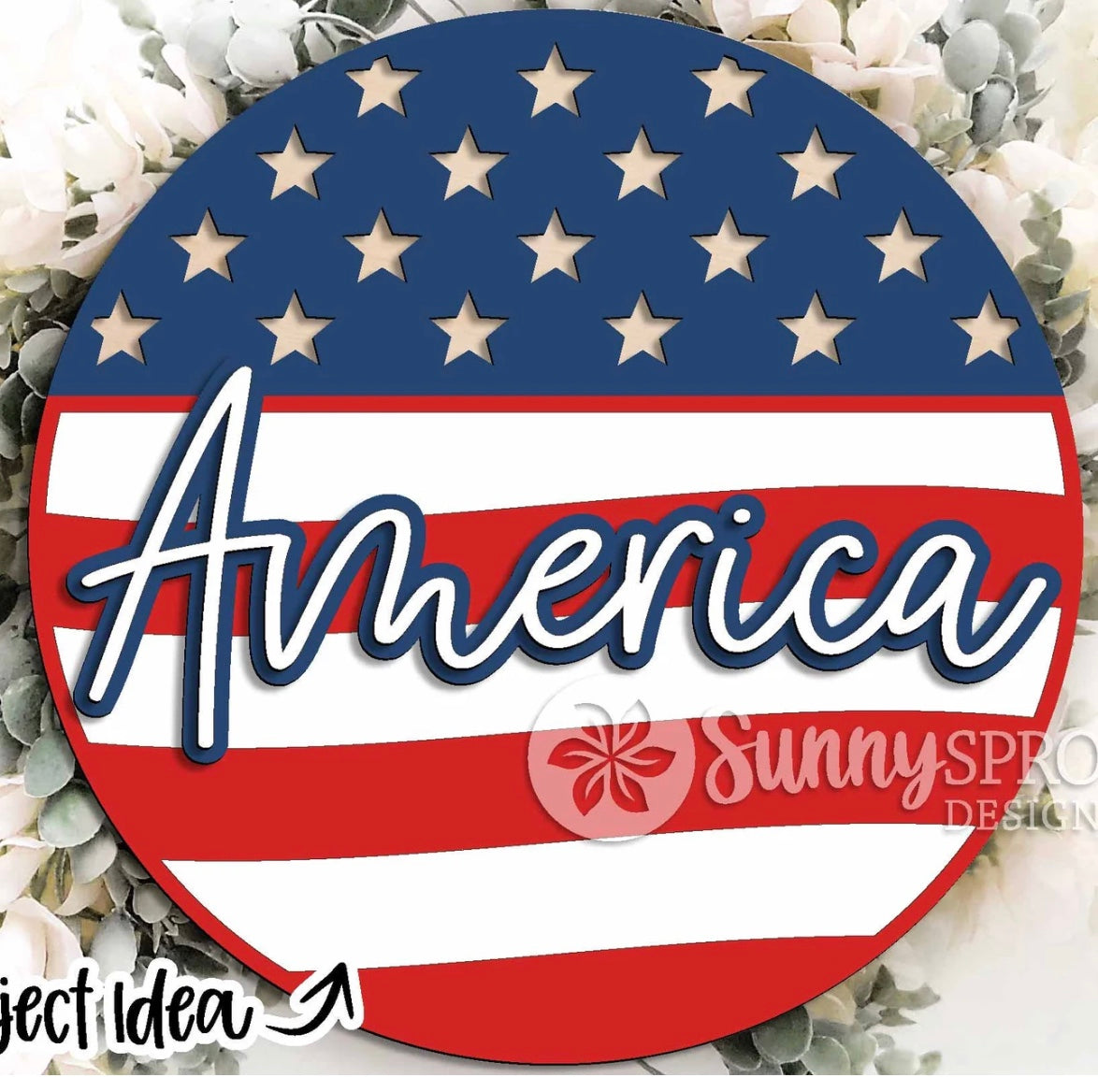 Patriotic Themed Door Hanger DIY kits