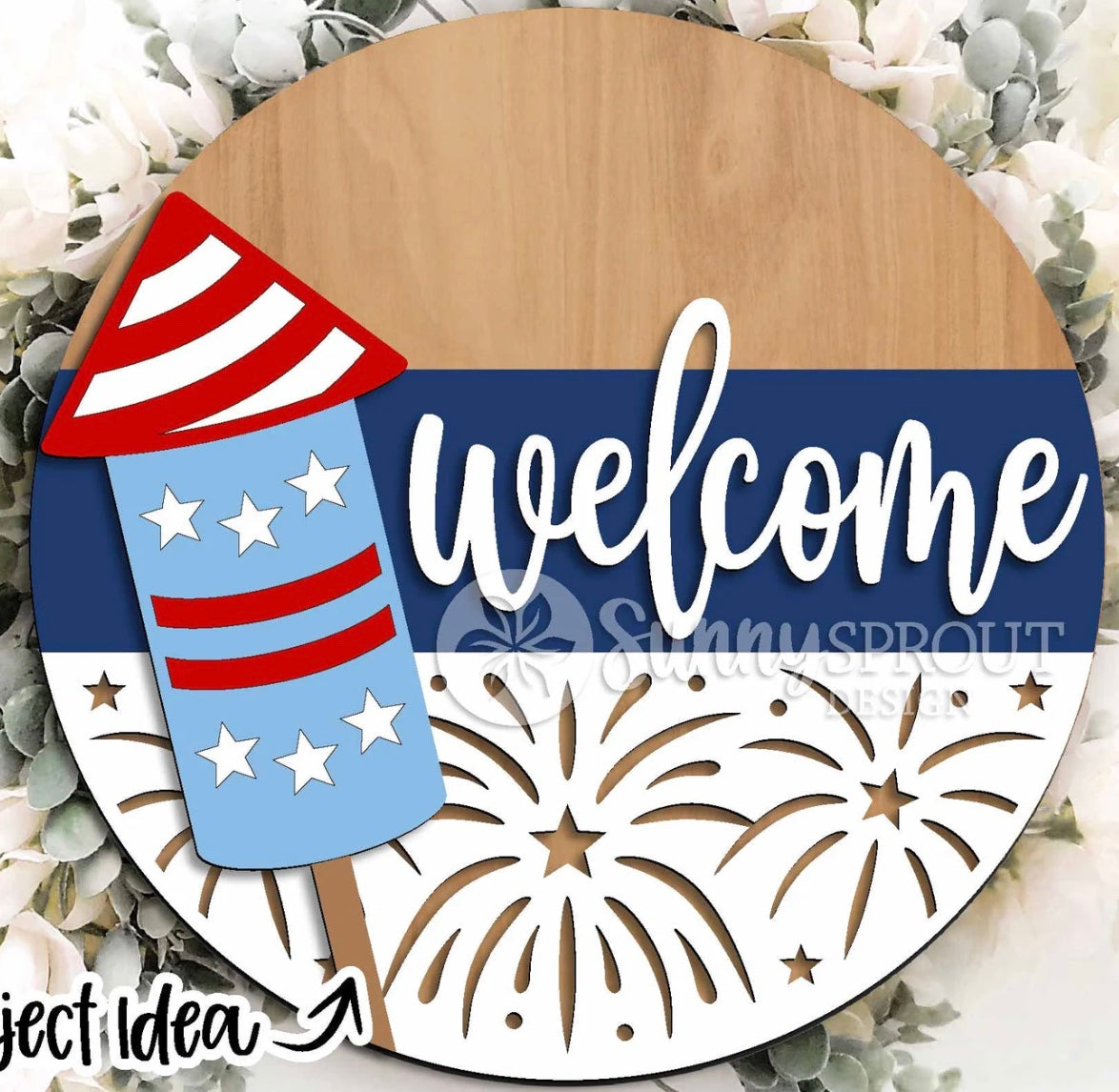 Patriotic Themed Door Hanger DIY kits