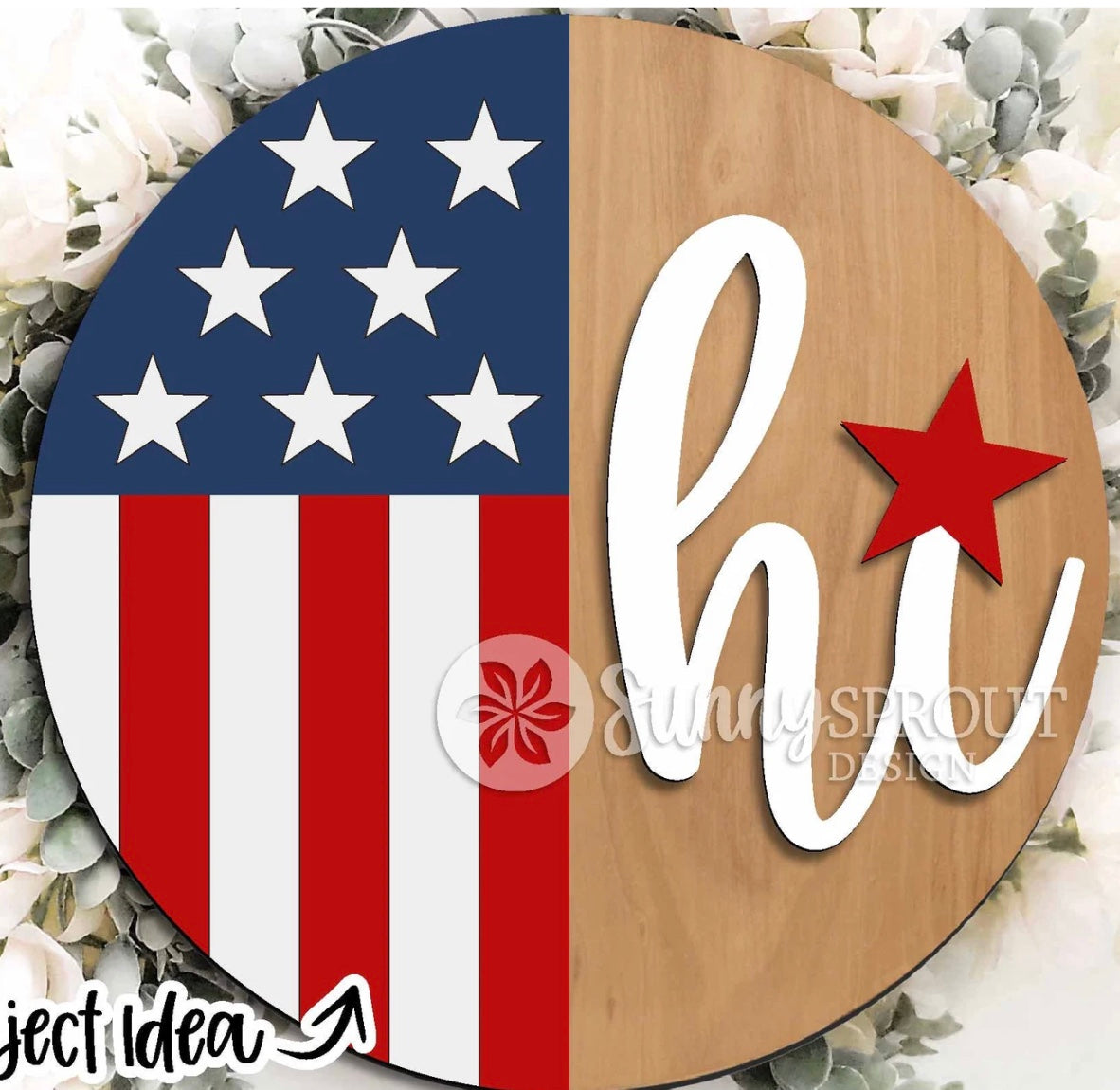 Patriotic Themed Door Hanger DIY kits