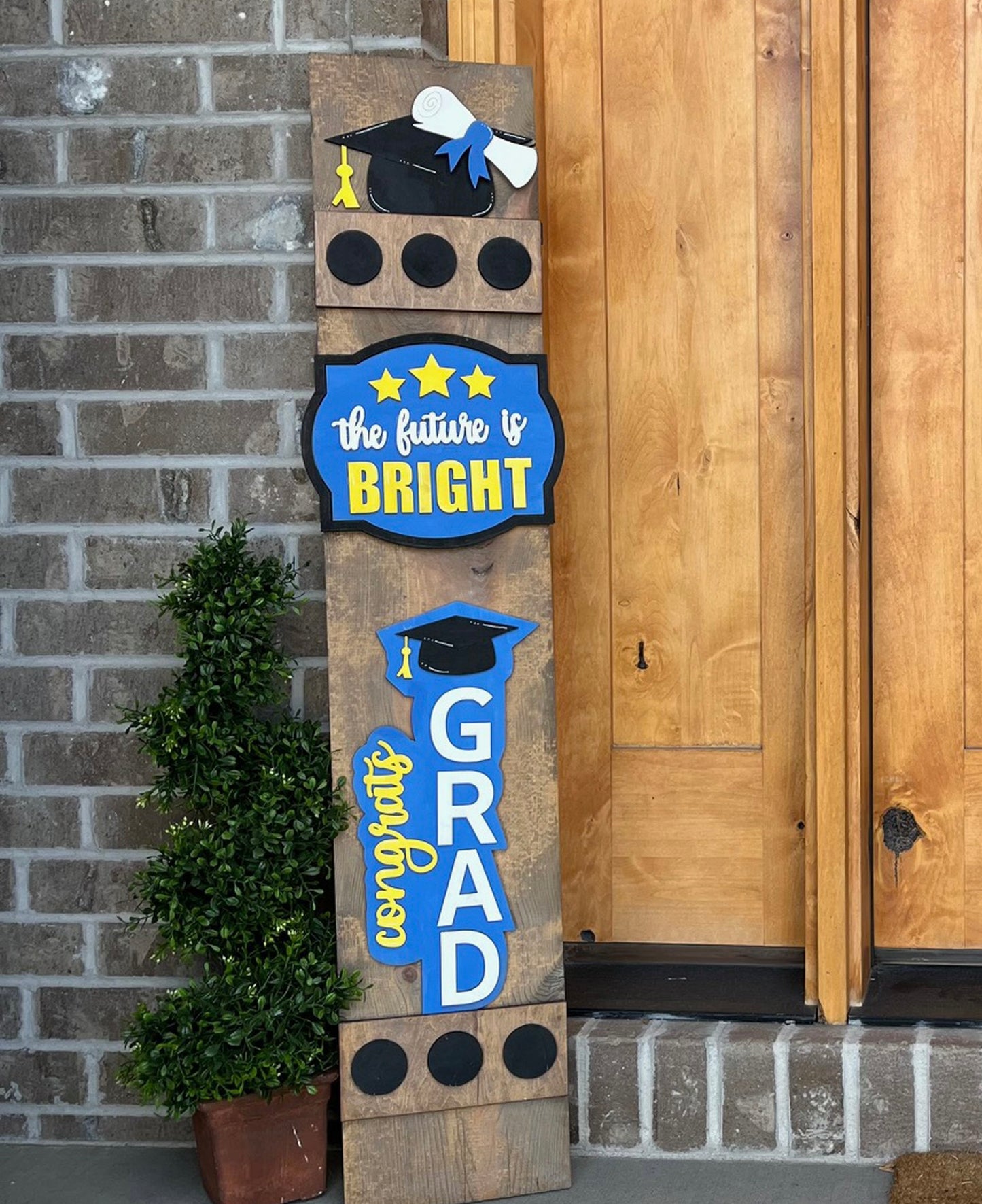 DIY porch leaner attachments