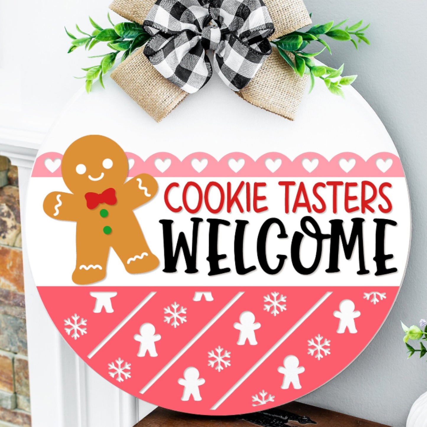 Christmas Themed Door Hanger DIY kits