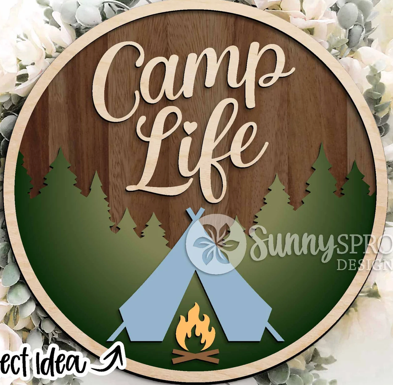 Camping/Lake Themed Door Hanger DIY kits