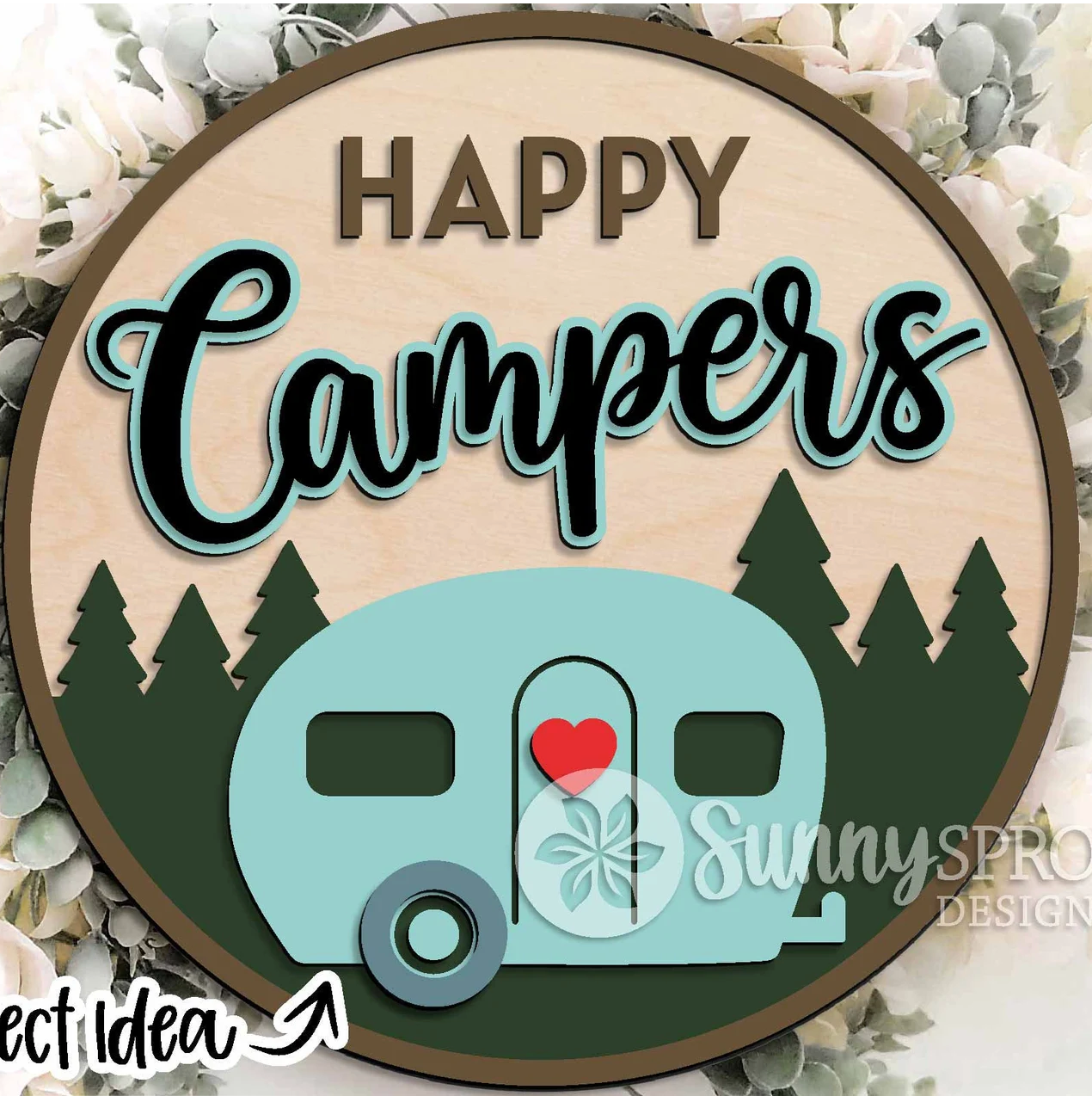 Camping/Lake Themed Door Hanger DIY kits