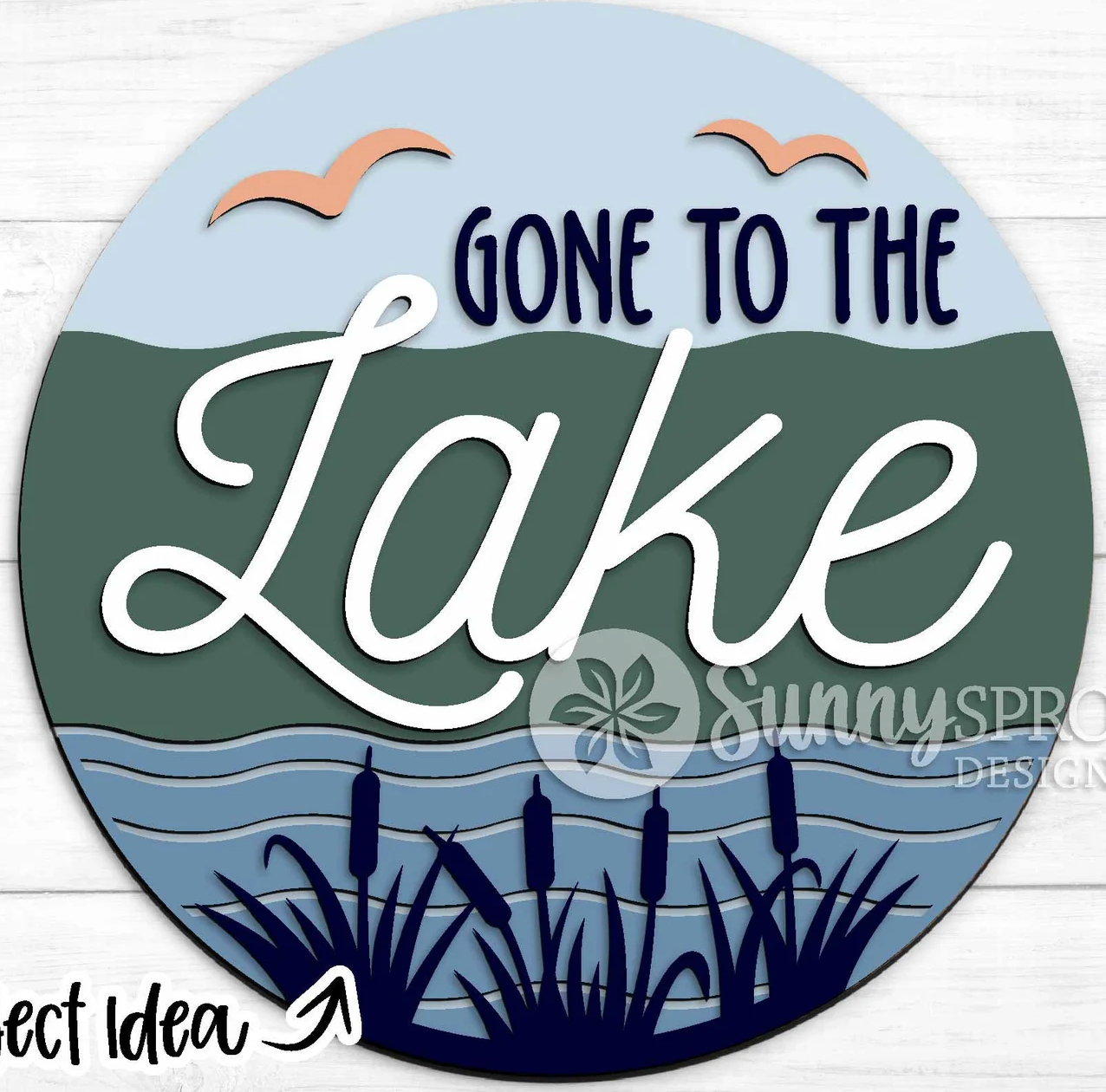 Camping/Lake Themed Door Hanger DIY kits