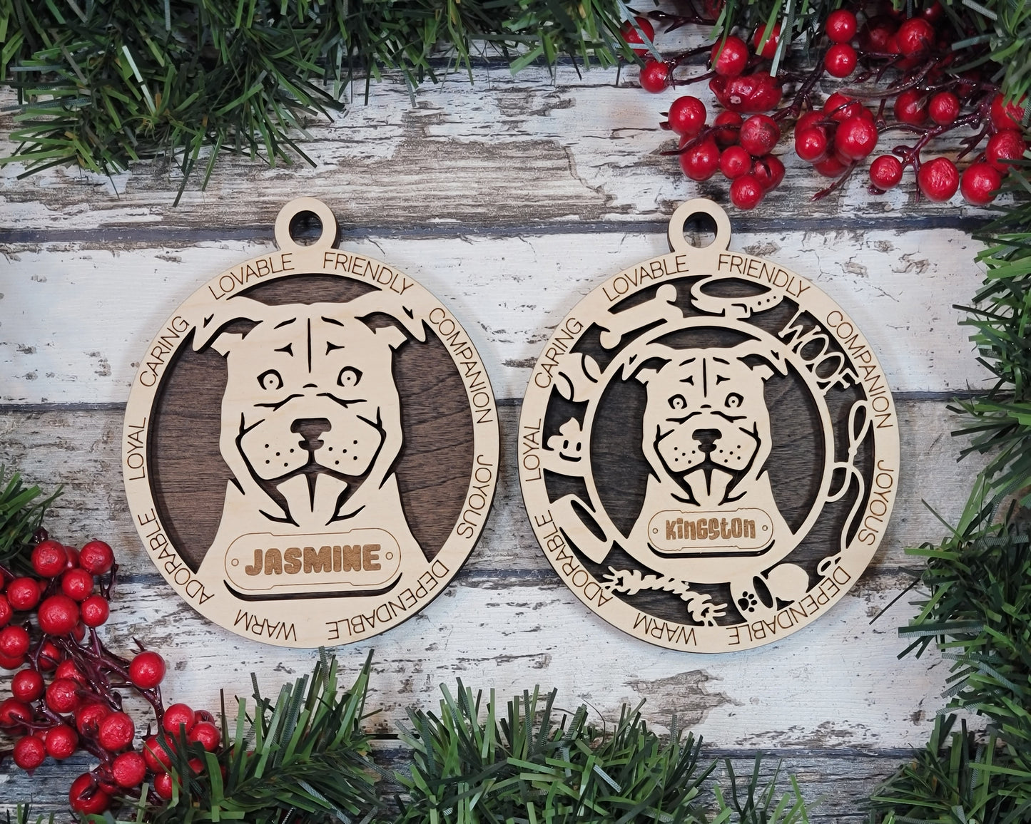 Personalized Dog ornaments