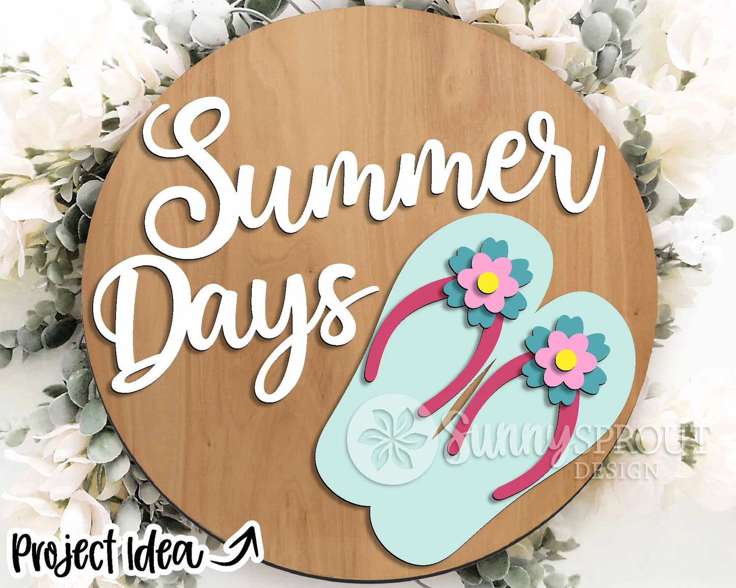 Summer Themed Door Hangers DIY KIT