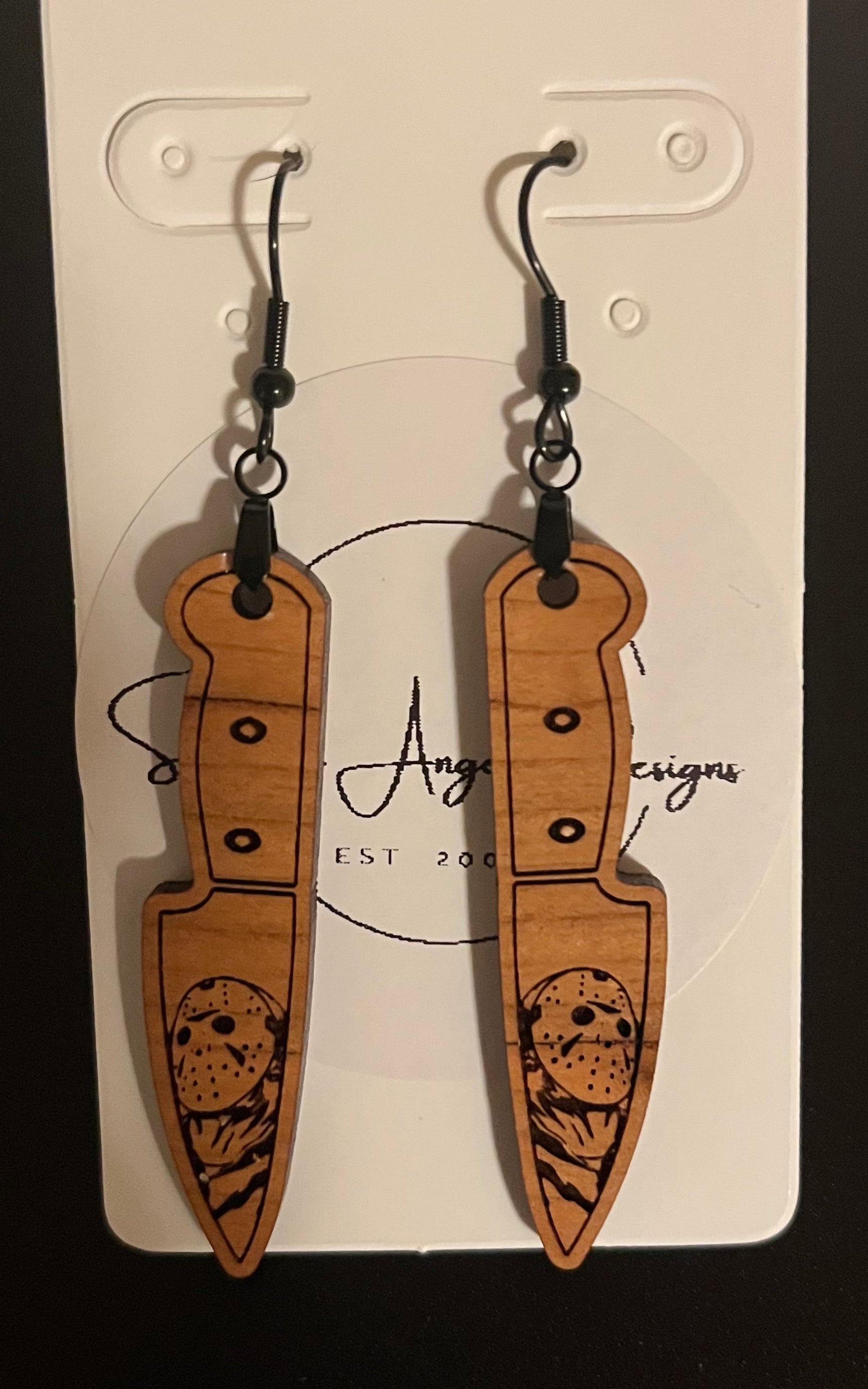 Ear Dagger Design Horrific Dagger Earrings – Shadey Angel Designs